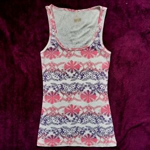 Route 66 S Floral Print Tank Top